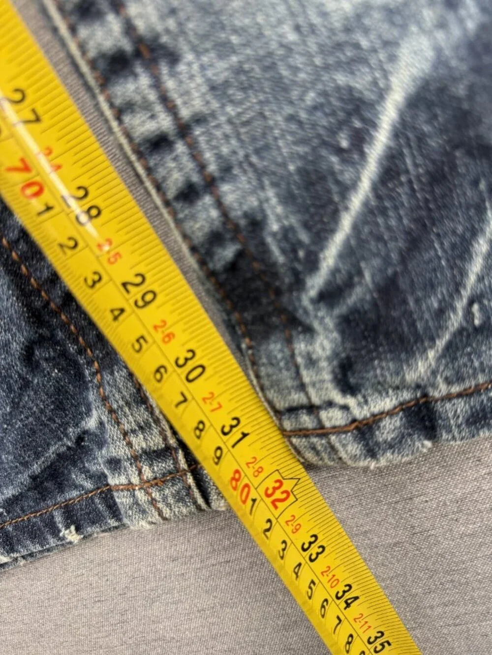 Vtg True Religion Billy Super Big T Baggy Denim Jeans Mens 38x30